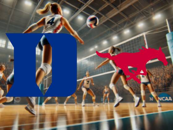 Duke Blue Devils at SMU Mustangs Womens Volleyball